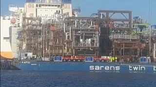 Xiang An Kou HEAVY LOAD CARRIER UNloading equipment for the Exxon Mobil 