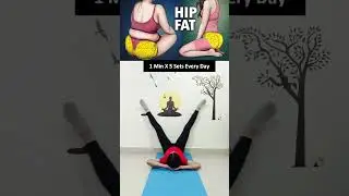 easy hip fat loose exercise #shorts #ytshots #hipfat #workout24