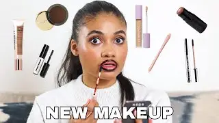 NEW CLEAN MAKEUP TRY ON | new makeup ft. InnBeauty Project, Nudestix, Merit Beauty & Sacheu & More!