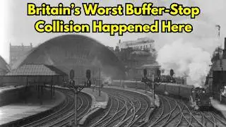 Britain&rsquo;s Worst Buffer-Stop Collision Happened at This Glasgow Station! #buffer #crash #fyp #rail