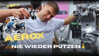 Yamaha Aerox Motorblock lackieren! MBK Nitro Community-Projekt 🔥@apolloskeller