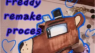 Freddy remake proces #paperdragons #art #paperpuppets by Me!! ❤️ ❤️