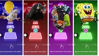 🌈 Colorful Tiles Hop Journey | Cute Cartoon Characters