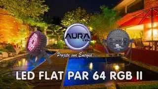 LED FLAT PAR 64 RGB II
