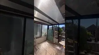 CHANGING OLD CONSERVATORY ROOF - 🏚️🏚️🏚️ #construction #satisfying # #diy #beforeandafter