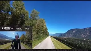 Cyclethon: Day9 From Lake Como back to the Alps (From Mezzolombardo to Sciaves) Part 1