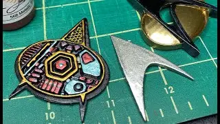 Quick Montage of the Commbadge Build