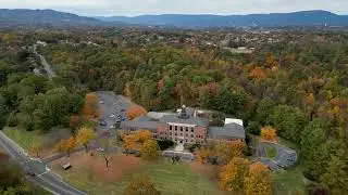 Drone Flight over Fishburn Park Fall 2024 in Roanoke, Virginia