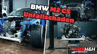 BMW M2 CS Tracktool | Motor - und Unfallschaden | Die 80.000 € Reparatur beginnt