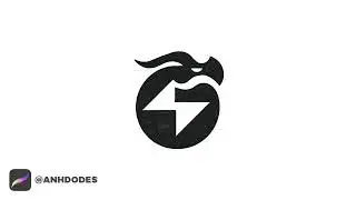 Lightning, letter G, and dragon logomark design process credit: @anhdodes - Anh Do - logo designer