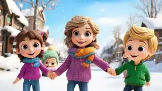 Winter Holiday Song for Kids ❄️ | Fun Snow, Sledding & Christmas Magic! #WinterSong #ChristmasSong