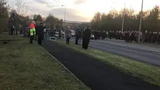 Repatriation Ceremony of Royal Marine James Holloway of 42 Commando at Brize Norton 8/11/17