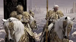 Angelic Stallions of the Sky Palace | A Journey Through Divine Fantasy Realms