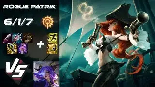 Rogue Patrik BOTTOM Miss Fortune vs Yunara - EU Challenger Patch 25.S2.8