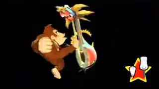 Youtube Poop- Donkey Kong violently attacks Banjo for Five Minutes