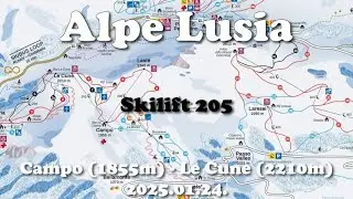 Alpe Lusia - Ski Lift 205 - Red 6