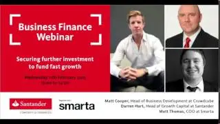 Santander Breakthrough Webinar - Securing further investment to fund fast growth