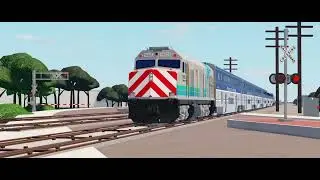 Railfanning Santa Fe Springs and Santa Ana in Roblox