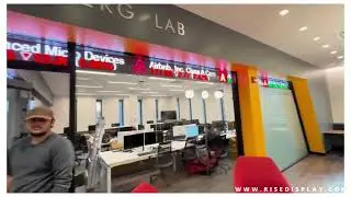 Ursinus College 2 Wall Outer Lab View 48 Pixel Sports & Finance Ticker