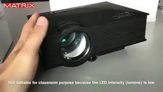 UNIC UC46 - 1200 Lumens  WiFi Portable Multimedia HD Mini LED Projector