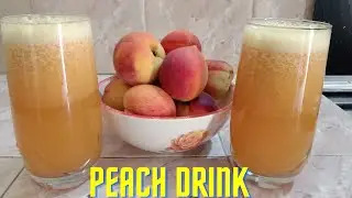Summer Peach Drink | Peach Drink | Recipe By FOODx