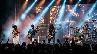 Epic Carnatic x Metal Rock Fusion Instrumental | High energy Music | worout music