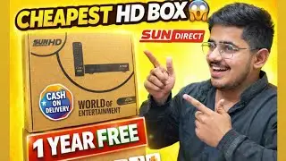 Sun Direct HD Box 🔥 | HD Pack 1 Year Free 😳 | All Channels | COD