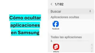 Cómo ocultaraplicacionesen Samsung
