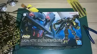 RG 1/144 Gundam Astray Gold Frame Amatsu Mina | ASMR Build