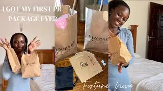 My first PR package ever| Tanzanian Content Creator| Fortune Nova