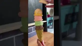 This Adorable Ice Cream Play Set Was Only $5! #playfood #asmr