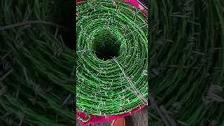 No.1 Fence Pvc coated Barbed wire Manufacturing video.