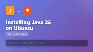 install java 25 on ubuntu