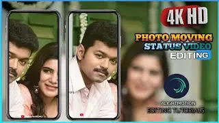 how to Create 4K HD Photo Moving Status Video|Alightmotion Tutorial 2021|Nr4creationz