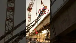 Engineering Failure 200 Ton Concrete Lift😱 #crane #disaster #failure