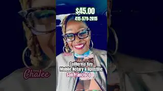 San Francisco Mobile Notary same-day service!