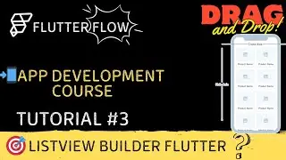 FlutterFlow Tutorial For Beginners | FlutterFlow Listview Widget | listview flutterflow #listview
