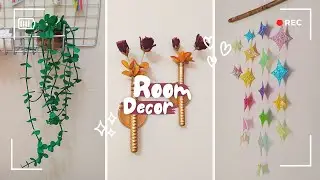 Easy Home Decoration Ideas | DIY Paper Plant , Candy Wrapper Sparkles wall Decor
