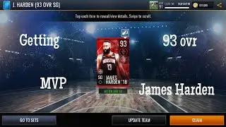 NBA Live Mobile: Getting 93 ovr MVP James Harden!