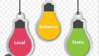 Java : Types of variable ||Local variable || instance  or non static variable || static variable