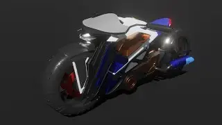 3D Scifi Bike | Blender 3D | YESIAMCHAOS