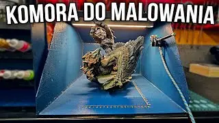 Komora do malowania z wyciągiem Kabina lakiernicza Modelarska wycięta na laserze NEJE MAX4E80