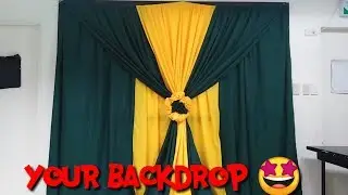 Backdrop ideas. Stage basic background. #tutorial
