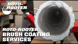 Pipe Brush Coating Service by Roto-Rooter