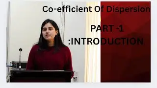 FMS-PART -1:CO-EFFICIENT OF DISPERSION/CO-EFFICIENT OF VARIATION /#statisticstutorials #statistics 