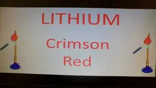 What are the Flame Test Metal Colours Song