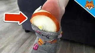 Stoppa en l&ouml;k i strumpan och SE VAD SOM H&Auml;NDER💥(Genialt trick)🤯