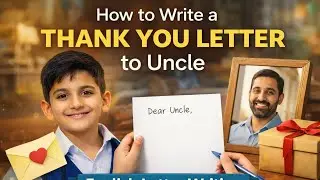 How to Write a Thank You Letter to Uncle | English Letter Writing ✅ (Best)