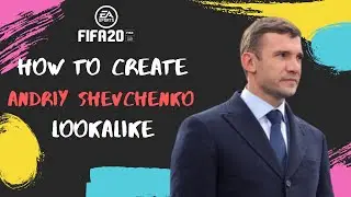 How to Create Andriy Shevchenko - FIFA 20 Lookalike for Career Mode