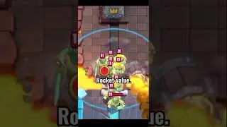Rocket value 🥶 #clashroyale #memes #supercell #clash #clashroyalememes #clashroyal